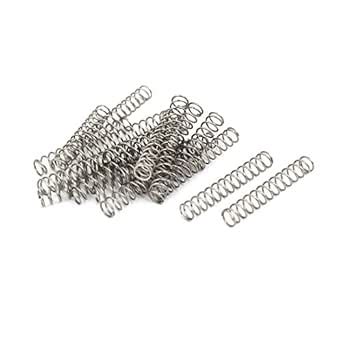 uxcell Compression Spring,304 Stainless Steel,8mm OD,0.8mm Wire Size ...
