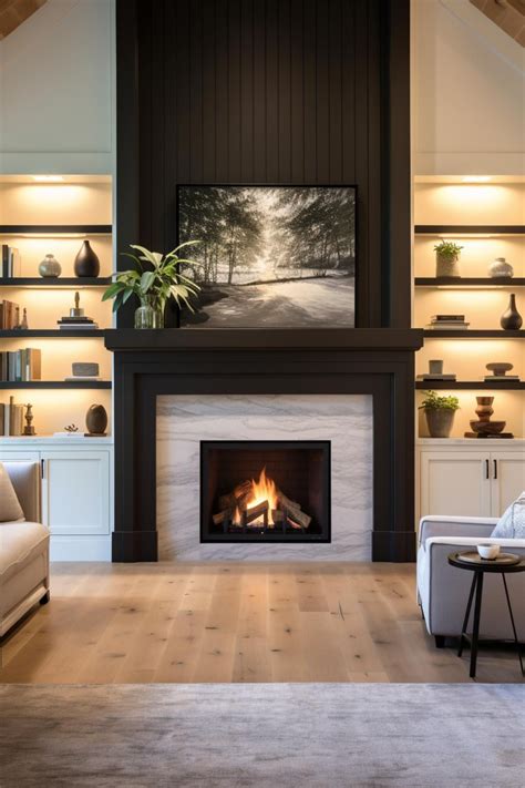 40 black shiplap fireplace ideas that blend warmth and style – Artofit