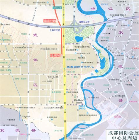 成都市内旅游地图展示_地图分享