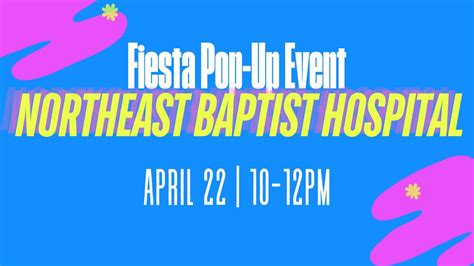 Fiesta Medal Pop-Up: Northeast Baptist Hospital, 8811 Village Dr, San ...