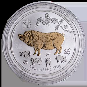 Australian Silver Lunar Series 2019 - Year of the Pig - Circulated in ...