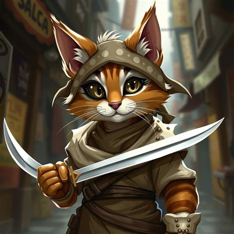 Meet the Charming Tabaxi Rogue