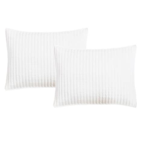 Honeybloom 3-Piece White Washed Microfiber Quilt Set, Full/Queen