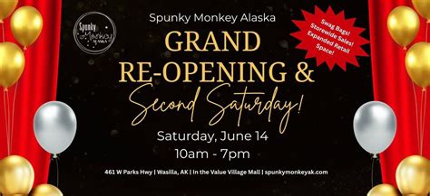 Spunky Monkey Grand Re-Opening!, Spunky Monkey Alaska, Anchorage, 14 ...