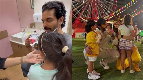 Angad Bedi Pierced His Ear Before Daughter Mehr To Ease Her Nerves ...