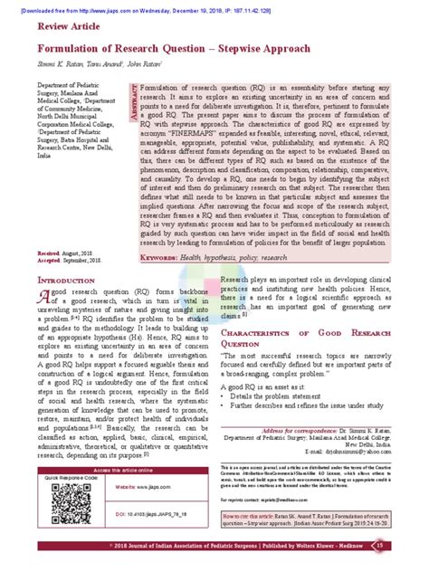 Image result for Formulation Research Question