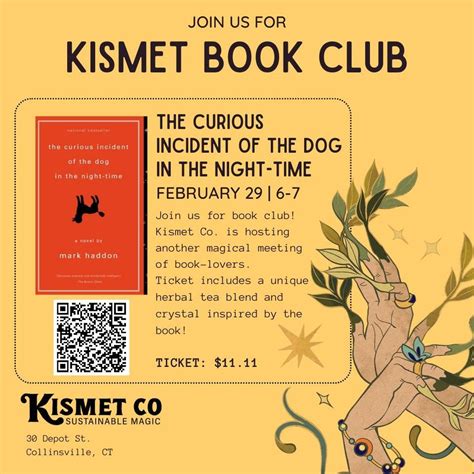 Book Club : The Curious Incident of the Dog in the Night-Time , Kismet ...