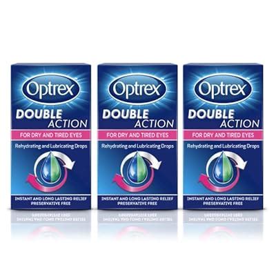 Optrex Double Action Eye Drops for Dry and Tired India | Ubuy
