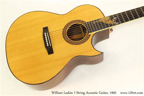 William Laskin 7 String Acoustic Guitar, 1992 | www.12fret.com