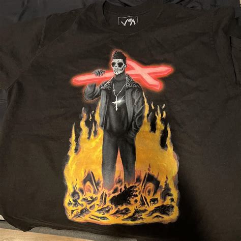 The Weeknd Born From Fire Tee. Never worn literally... - Depop