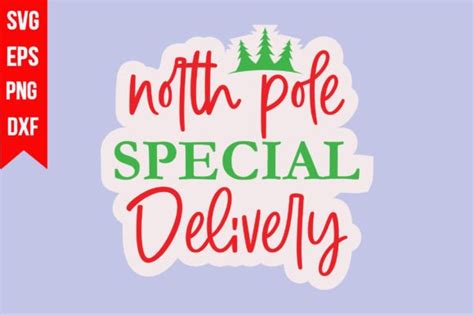 North Pole Special Delivery Graphic by Biplab studio · Creative Fabrica