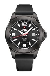 Swiss Military by Chrono Swiss Made Analogue Black Dial Men's Watch ...