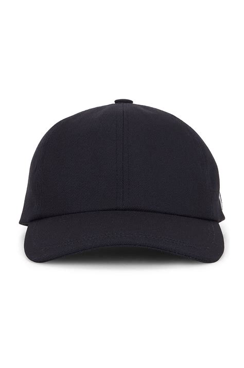 Maison Kitsune Tricolor Fox 6P Cap in Navy | REVOLVE