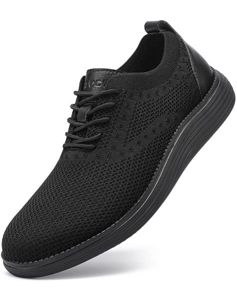 Wide Shoes for Mens Casual Dress Sneakers Business Oxfords Mesh ...