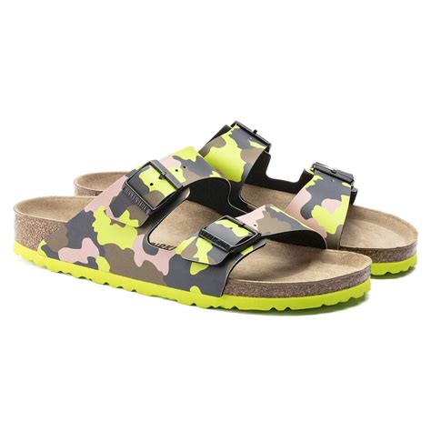 BIRKENSTOCK Arizona Birko-Flor Sandal - Camo Acid Lime