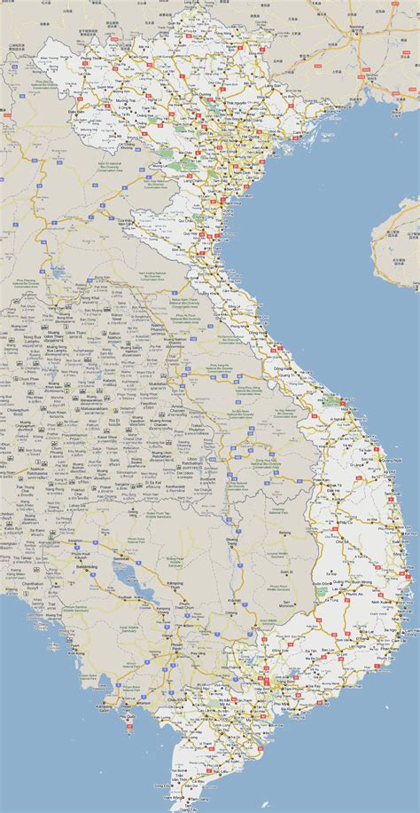 Maps of Vietnam | Detailed map of Vietnam in English | Tourist map of Vietnam | Road map of ...