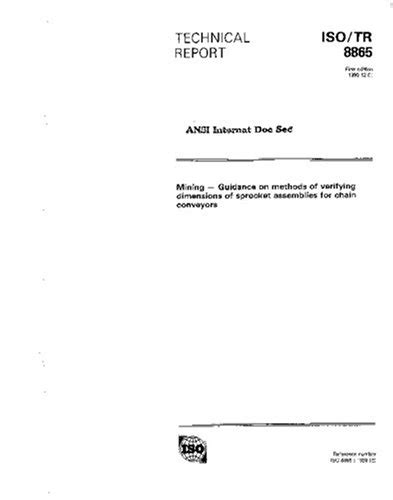 Buy ISO/TR 8865:1990, Mining - Guidance on methods of verifying ...