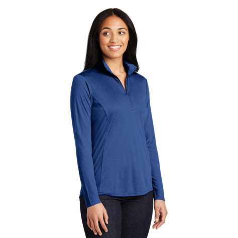 Sport-Tek LST357 Ladies PosiCharge Competitor 1/4-Zip Pullover- True ...