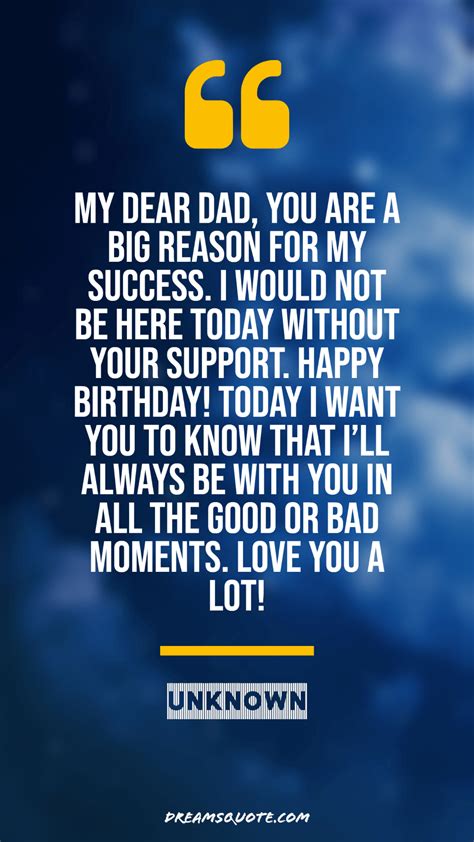 97 Happy Birthday Dad Quotes - Best Wishes for Birthday Images - Dreams ...