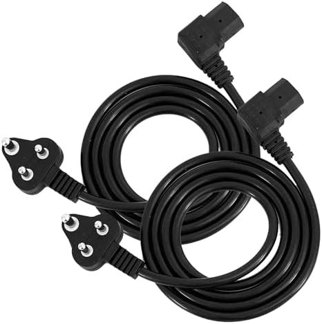 SUPERNIC Heavy Duty AC 3 PIN Indian Male Plug to IEC60320 C13 Power ...