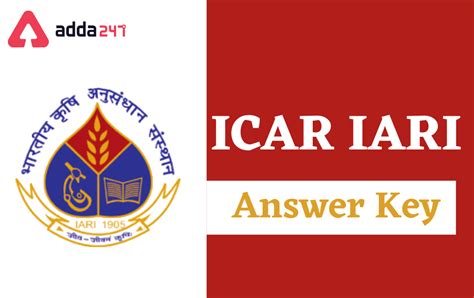 ICAR IARI Technician Answer Key 2022 Out