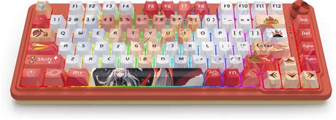 Ucal Pro K673 Pro - 75% Wired+2.4Ghz+BT Mechanical Keyboard Anime Them ...