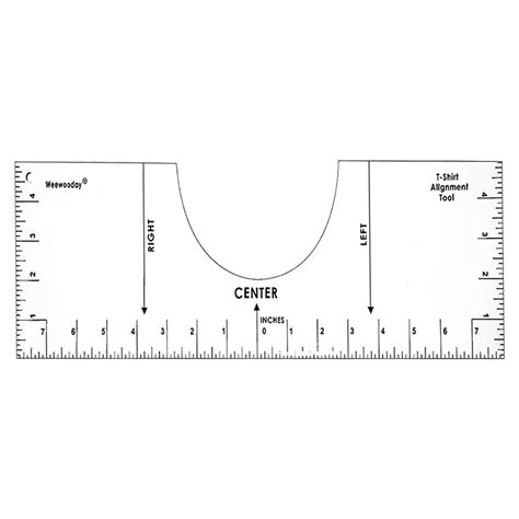 Anjetan T-Shirt Alignment Tool Portable Acrylic Professional T-Shirt ...