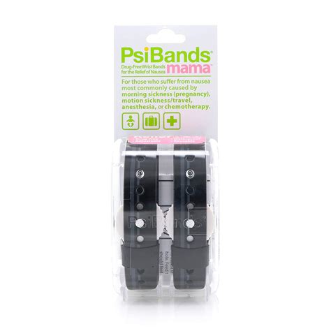 Buy Psi Bands Psi Bands Mama Nausea Relief Wrist Band- Racer Black 1 ea ...