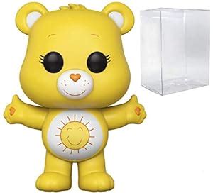 Funko Pop Animation: Care Bears - Funshine Bear Vinyl Figure (Bundled ...