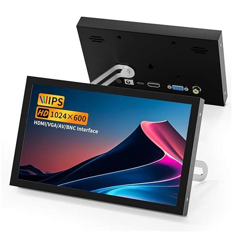 Aurevita 7 Inch Mini Monitor HDMI, Portable Vga Monitor with AV BNC ...