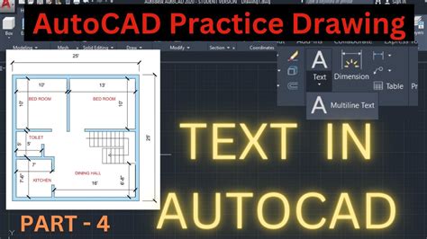 How to Add Text in AutoCAD 2022 的图像结果