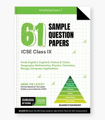 61 Sample Question Papers ICSE Class 9 for 2025 Exam