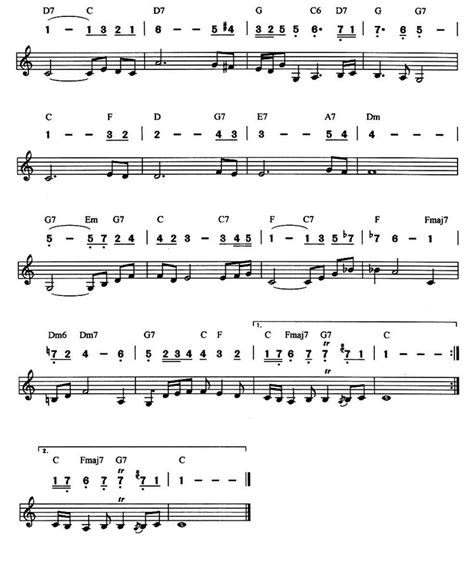 G弦上的咏叹调 五线谱-简谱口琴谱-学口琴音乐网