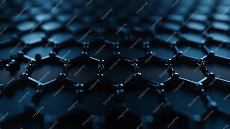 Nanotechnology Graphene Structure with Hexagonal Carbon Lattice ...