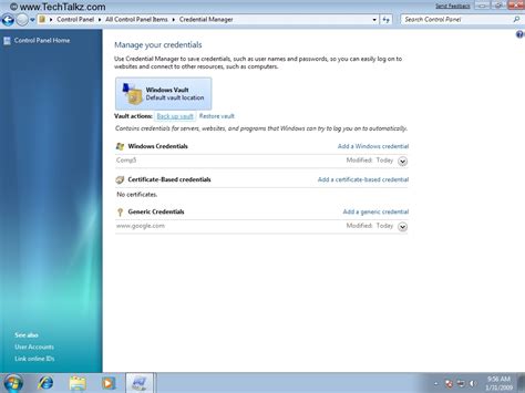 Image result for Add a Windows Credential Windows 1.0