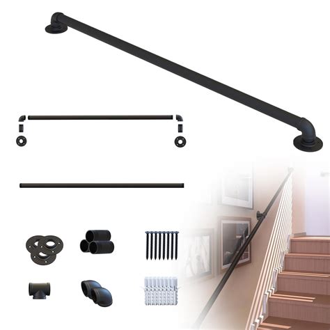 Dawn Railing Pipe Handrail 4ft Stair Handrail Wall Mounted High ...