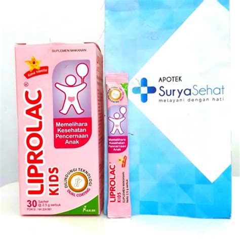 Jual Liprolac Sachet rasa Vanila Suplemen Probiotik - Kota Semarang ...