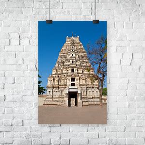 Virupaksha Temple, Hampi | Unframed Paper Wall Poster | 12 x 18 inch ...