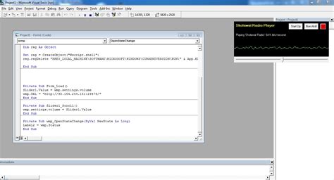 Visual Basic Tutorial Listener 的图像结果