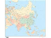 Asia Wall Map 的图像结果