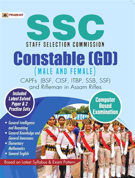 SSC Staff Selection Commission Constable (GD) (Male and Female ...