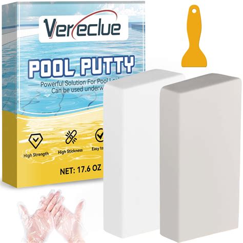 Snapklik.com : Pool Putty, 17.6 OZ, 2 Part Epoxy For Leaks Underwater Or Above, Multipurpose ...