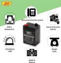 Zen (6V 4.5Ah) VRLA Battery AGM Solar Battery Price in India - Buy Zen ...