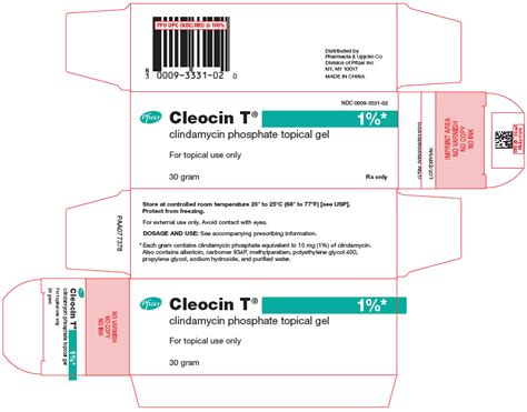 DailyMed - CLEOCIN T- clindamycin phosphate solution CLEOCIN T ...