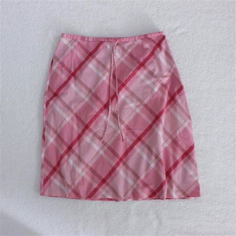 Pink Plaid Skirt A cute pink plaid skirt by GAP.... - Depop in 2025 ...
