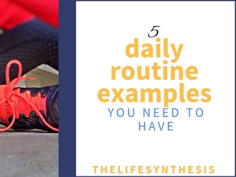 Image result for Daily Routine Examples