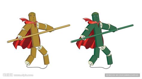 竹节人设计图__动漫人物_动漫动画_设计图库_昵图网