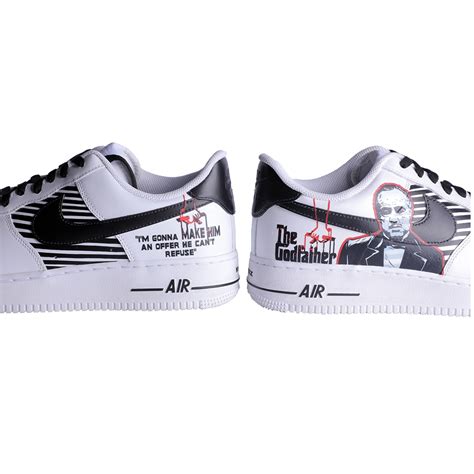Custom Nike Airforce 1 - Godfather – KKix Custom Sneakers