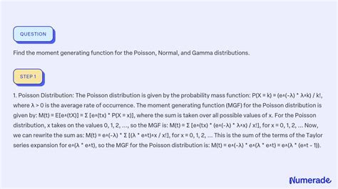 Image result for Poisson Distribution Moment Generating Function