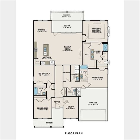 The Harrison H Floor Plan in Wehunt Meadows | Hoschton, GA